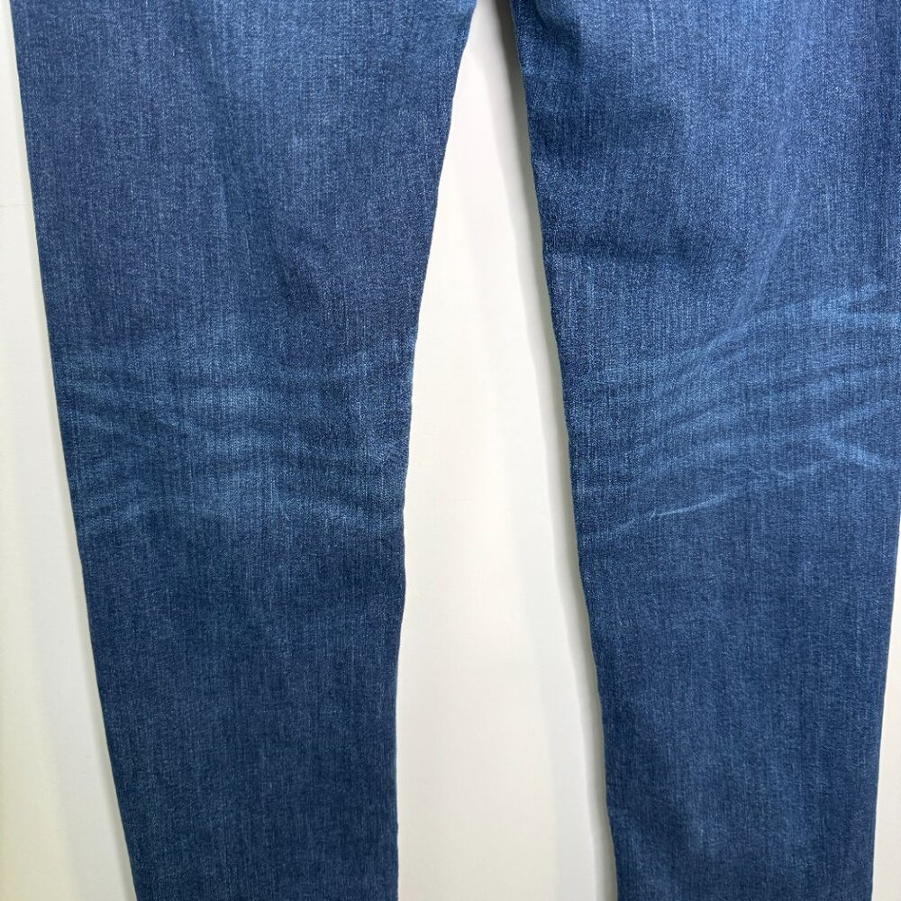 Banana Republic Vail Straight Leg Dark Wash Jeans Womens 32 Long Cotton Blend 30 - Picture 5 of 10
